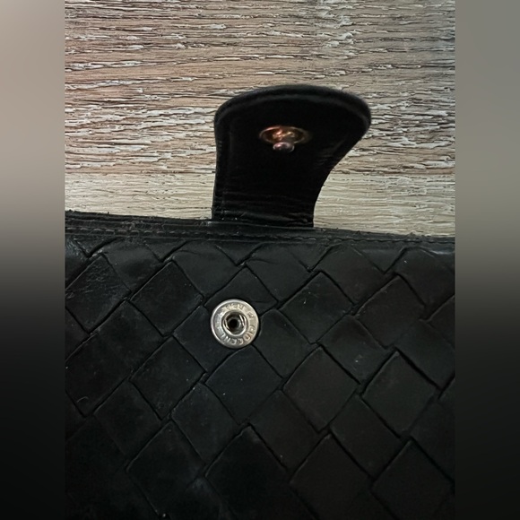 Vintage BOTTEGA VENETA black wallet - read description - Picture 6 of 16